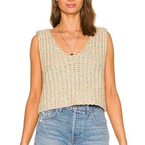Free people cropped sweater vest